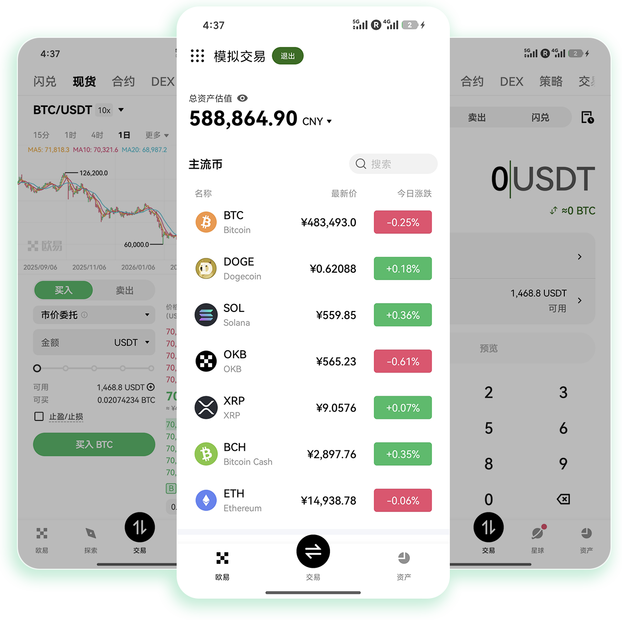 app欧e 专为短线加密交易者打造的移动端交易工具
